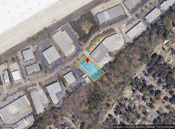 5043 Bristol Industrial Way, Buford, GA Parcel Map