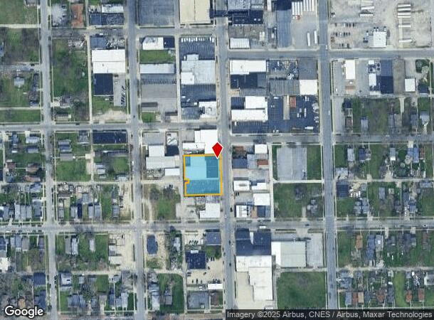  1916 S Calhoun St, Fort Wayne, IN Parcel Map