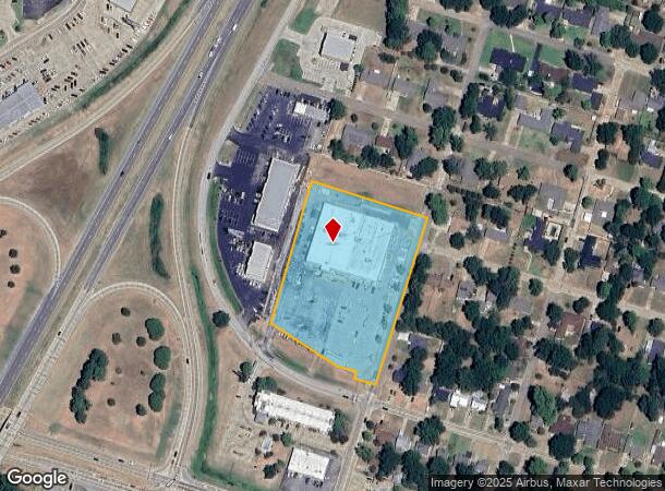 2100 W Evergreen St, Durant, OK Parcel Map