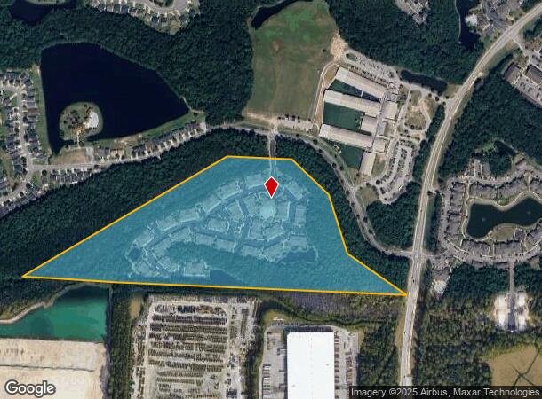 101 Spring Lakes Dr, Savannah, GA Parcel Map