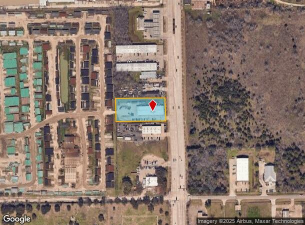 1122 N Main St, Pearland, TX Parcel Map
