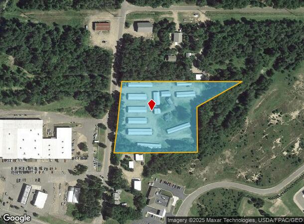  654 Balsam St, Woodruff, WI Parcel Map