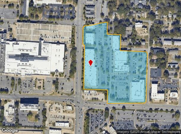  201 N University Ave, Little Rock, AR Parcel Map