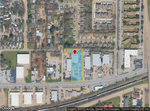 1731 W Division St, Arlington, TX Parcel Map