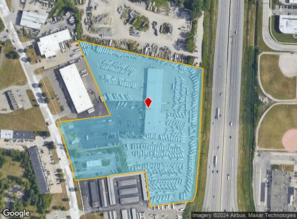  24583 N River Rd, Mount Clemens, MI Parcel Map