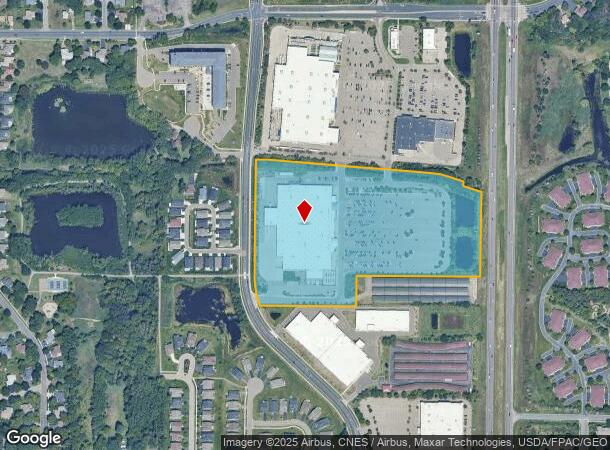 11505 Ulysses St Ne, Minneapolis, MN Parcel Map