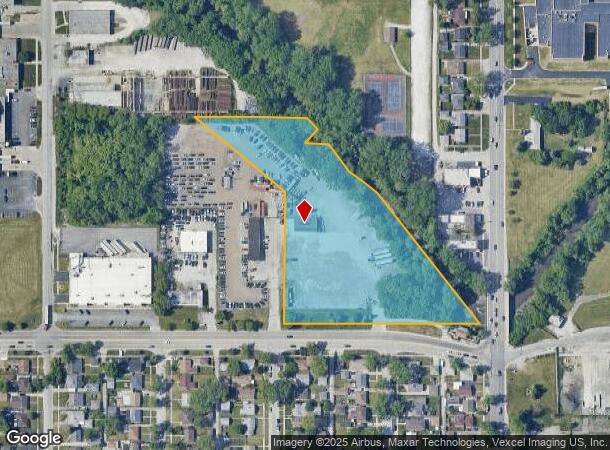  3120 E 170Th St, Lansing, IL Parcel Map