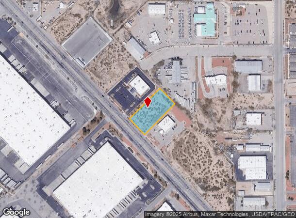  12247 Rojas Dr, El Paso, TX Parcel Map