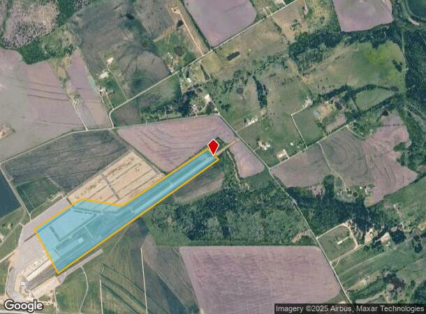 7500 W Ennis Ave, Ennis, TX Parcel Map