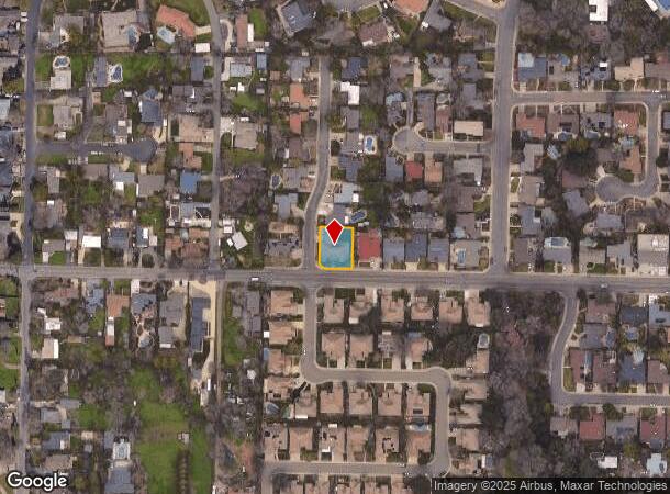 6821 Lincoln Ave, Carmichael, CA Parcel Map
