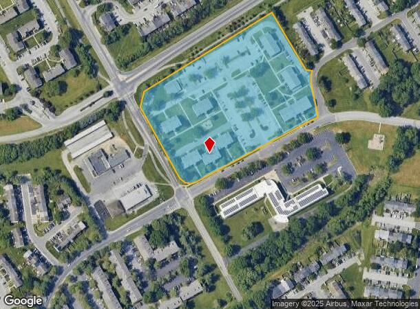 100 Avalone Bldg, Newark, DE Parcel Map