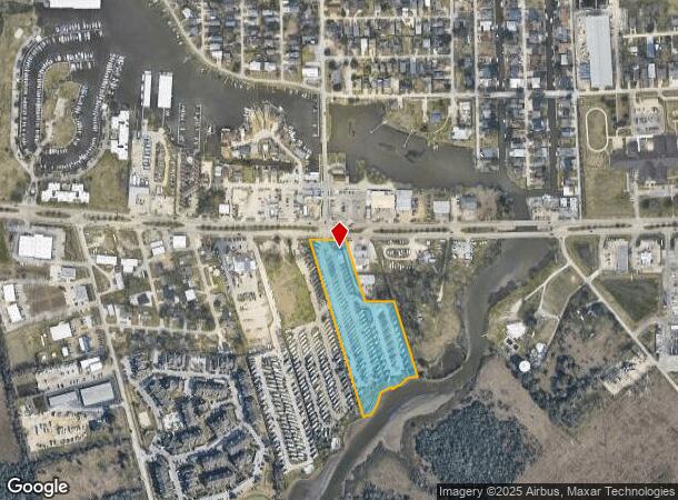  925 Marina Bay Dr, Kemah, TX Parcel Map