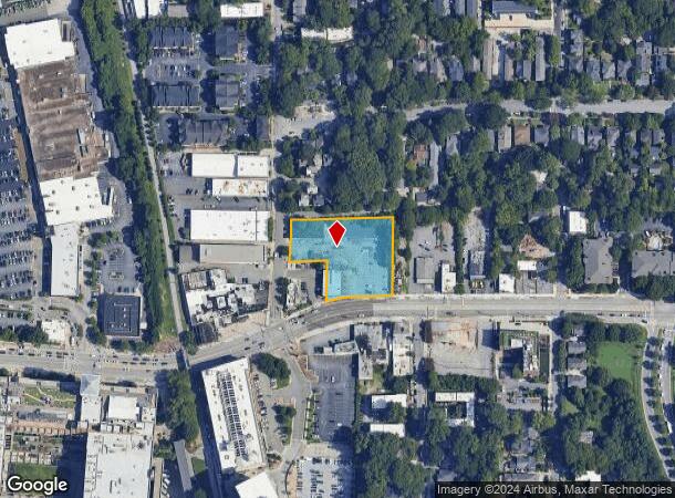  738 Ponce De Leon Ave Ne, Atlanta, GA Parcel Map