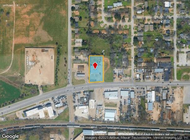 1131 W Division St, Arlington, TX Parcel Map