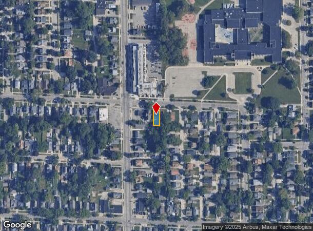  744 Myrtle St Nw, Grand Rapids, MI Parcel Map