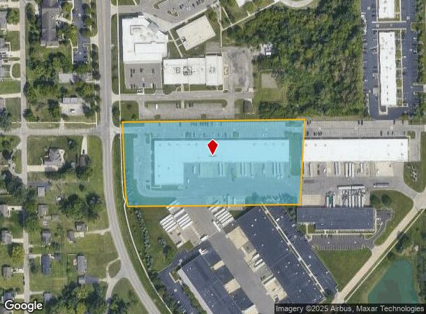11505 Wayne Rd, Romulus, MI Parcel Map