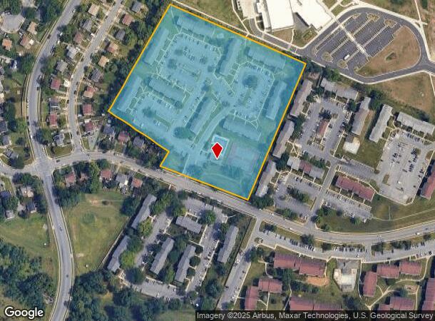 1445 Key Pky, Frederick, MD Parcel Map