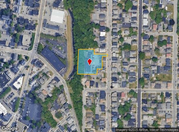 184 Burnside Ave, Woonsocket, RI Parcel Map