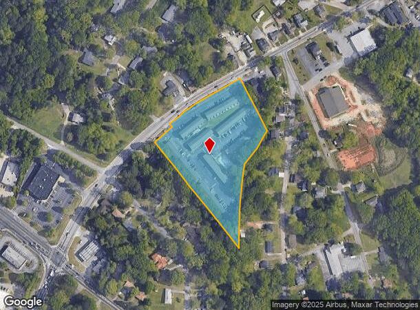 6813 Main St, Lithonia, GA Parcel Map