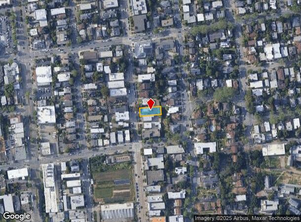 1669 Oxford St, Berkeley, CA Parcel Map