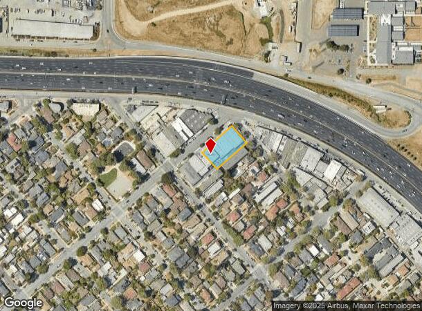  1014 Howard Ave, San Mateo, CA Parcel Map