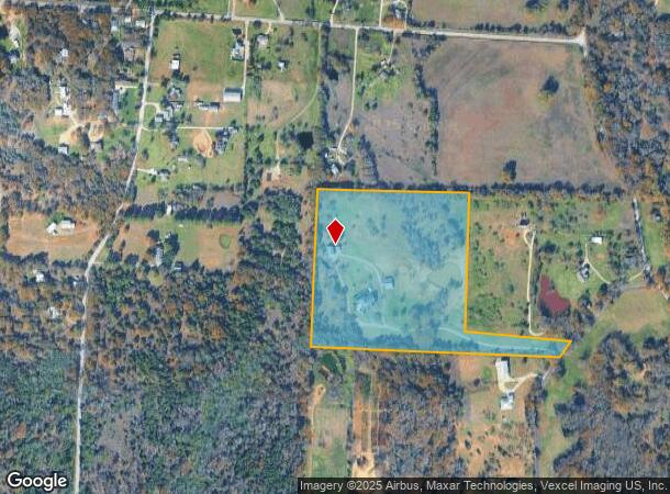  501 Mill Creek Rd, Cross Roads, TX Parcel Map