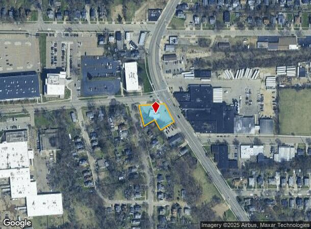  2104 Portage St, Kalamazoo, MI Parcel Map