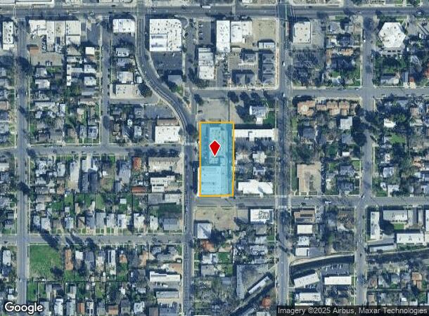  1030 N Fulton St, Fresno, CA Parcel Map
