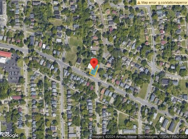  607 W Fairview Ave, Dayton, OH Parcel Map