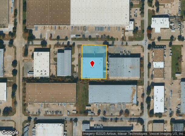  1252 Avenue T, Grand Prairie, TX Parcel Map