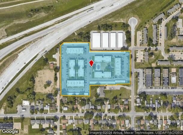  800 N 35Th St, Council Bluffs, IA Parcel Map