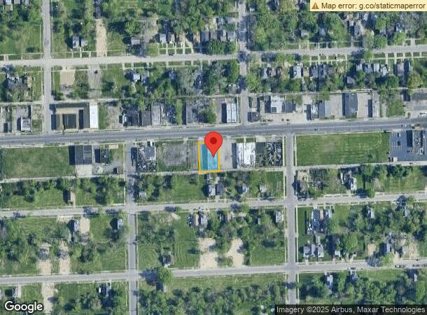  14860 E 7 Mile Rd, Detroit, MI Parcel Map