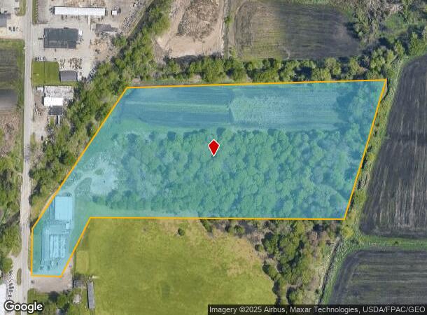  1395 Collier Rd, Akron, OH Parcel Map