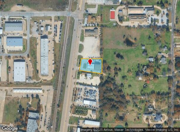 1375 S Main St, Keller, TX Parcel Map