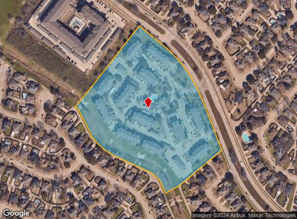  1400 Valley Ridge Blvd, Lewisville, TX Parcel Map