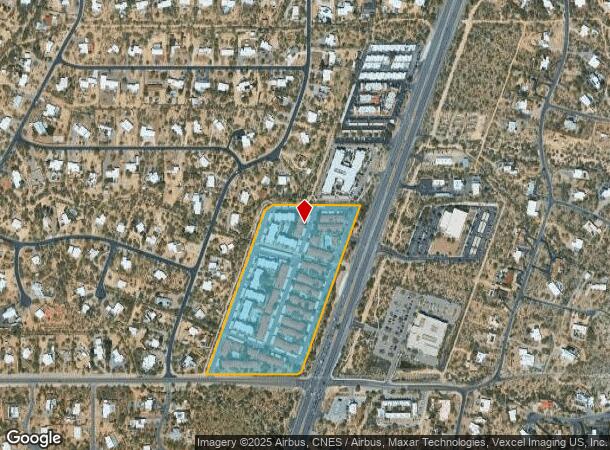  8851 N Oracle Rd, Tucson, AZ Parcel Map