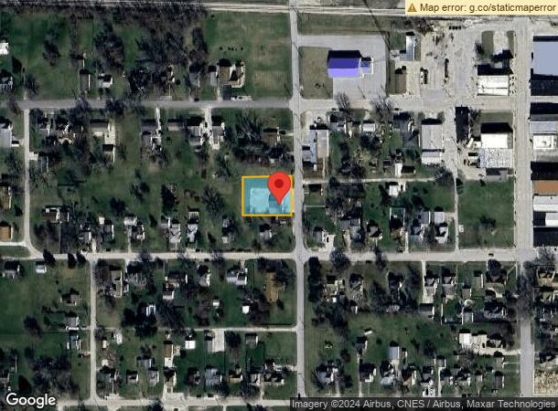  318 S Iroquois St, Goodland, IN Parcel Map