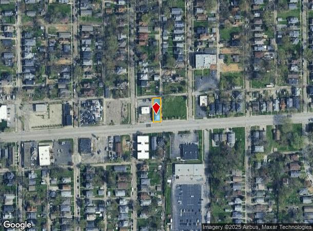  4012 E Washington St, Indianapolis, IN Parcel Map