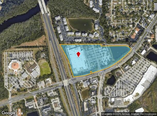  1521 W Granada Blvd, Ormond Beach, FL Parcel Map