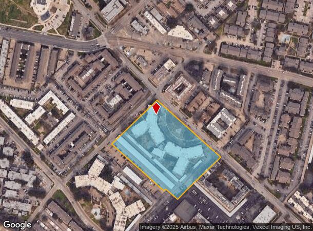 6008 Ridgecrest Rd, Dallas, TX Parcel Map