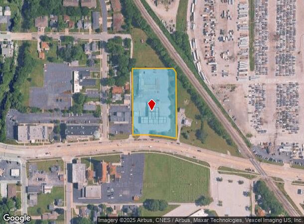 501 Joliet St, Dyer, IN Parcel Map