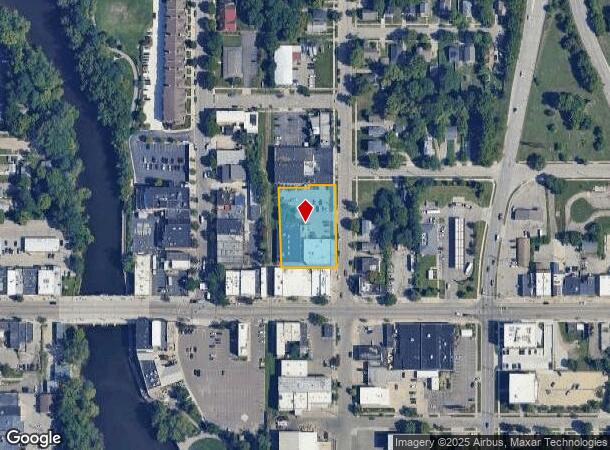  1213 Center St, Lansing, MI Parcel Map