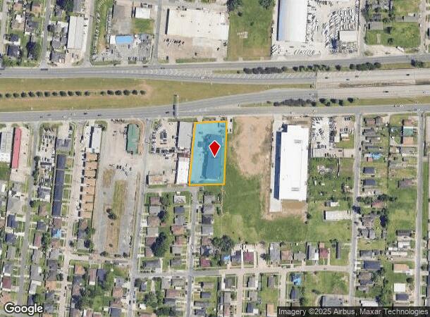 6589 Westbank Expy, Marrero, LA Parcel Map