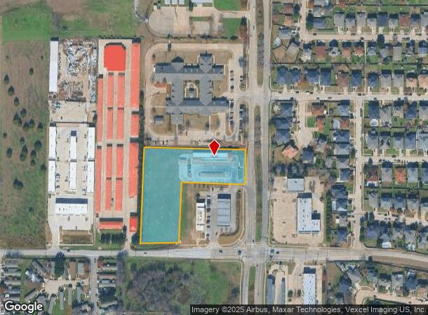  709 W Harris Rd, Arlington, TX Parcel Map
