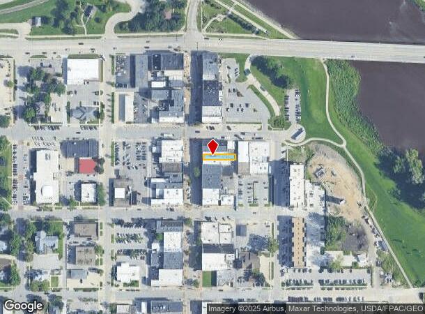  206 Main St, Cedar Falls, IA Parcel Map