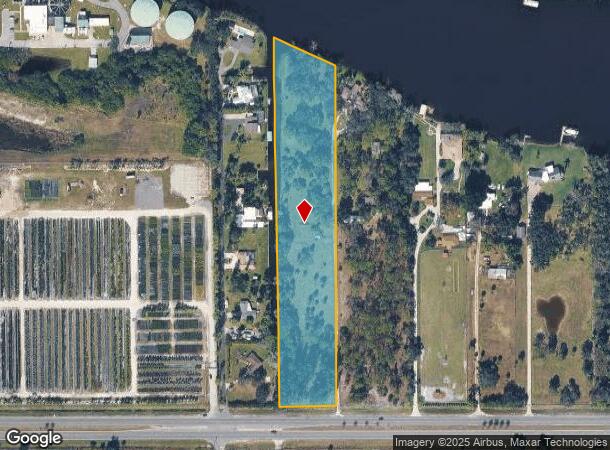17051 Palm Beach Blvd, Alva, FL Parcel Map