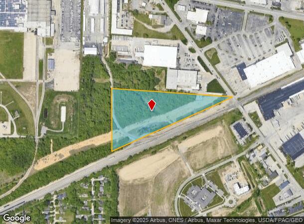  1113 Ford St, Maumee, OH Parcel Map