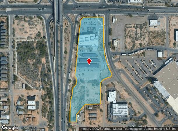 1230 S Cherrybell Stra, Tucson, AZ Parcel Map