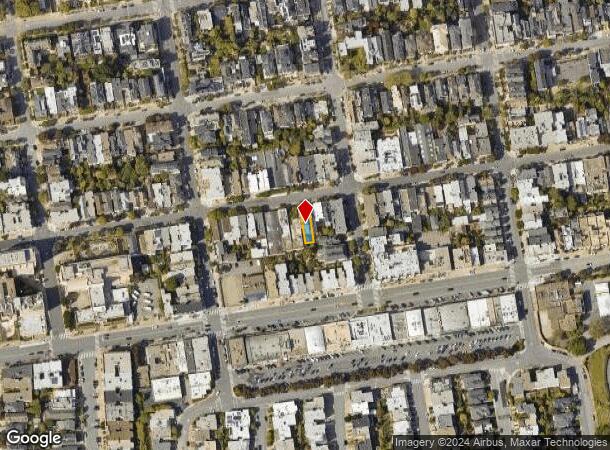  3629 Sacramento St, San Francisco, CA Parcel Map