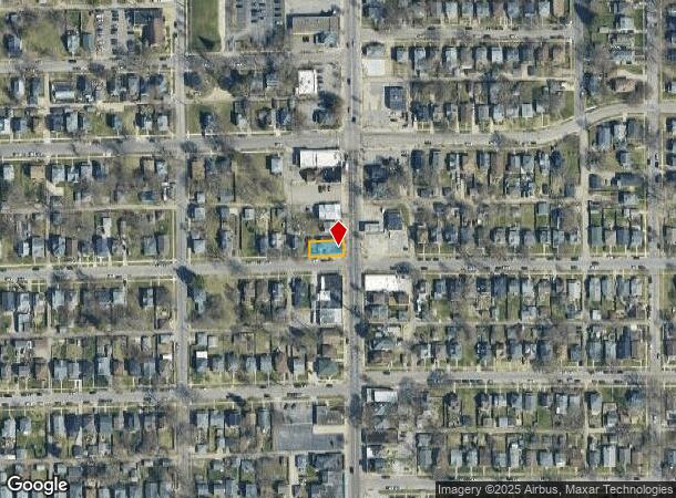  1921 Miami St, South Bend, IN Parcel Map